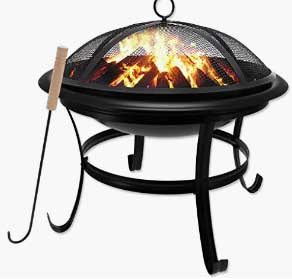 wood burning fire pit